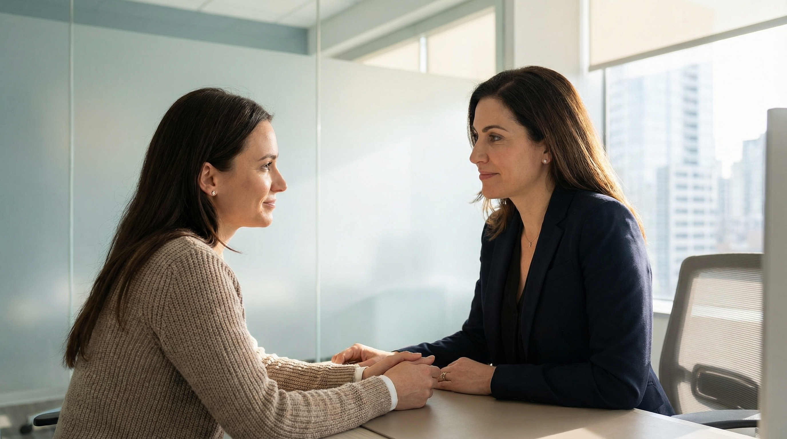 Dr. Bain Consulting with Patient