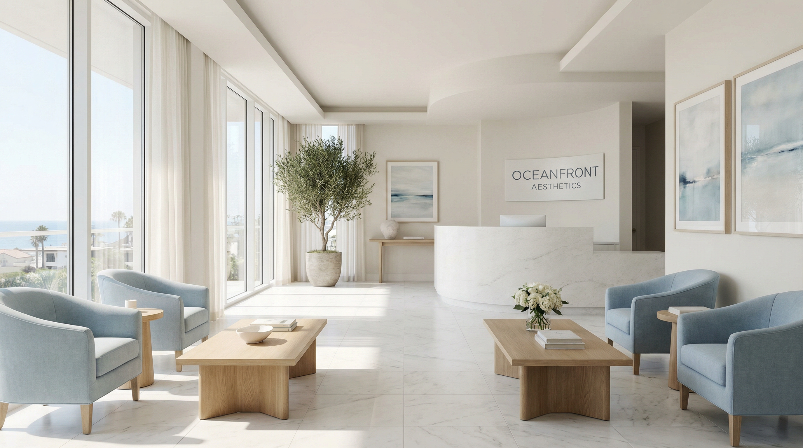 Modern Medical Aesthetic Clinic Reception